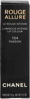 Chanel Rouge Allure lippenstift - 104 Passion Rood - 000