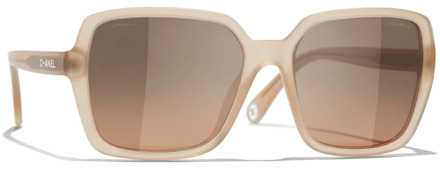 Chanel Sunglasses Chanel , Beige , Dames - 53 MM