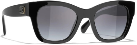 Chanel Sunglasses Chanel , Black , Dames - 51 MM