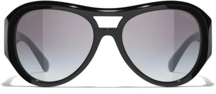 Chanel Sunglasses Chanel , Black , Dames - 53 MM