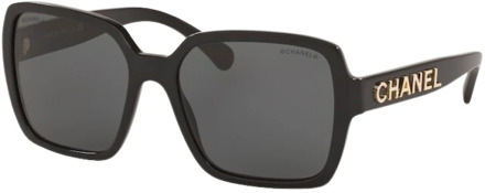 Chanel Sunglasses Chanel , Black , Unisex - 56 MM