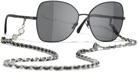 Chanel Sunglasses Chanel , Black , Unisex - 59 MM