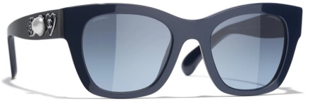 Chanel Sunglasses Chanel , Blue , Dames - 51 MM