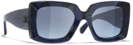 Chanel Sunglasses Chanel , Blue , Dames - 53 MM