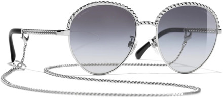 Chanel Sunglasses Chanel , Gray , Dames - 55 MM