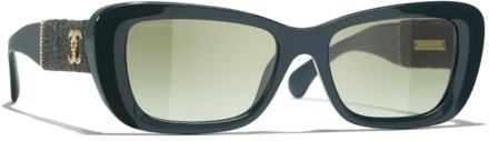 Chanel Sunglasses Chanel , Green , Unisex - 52 MM