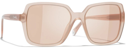 Chanel Sunglasses Chanel , Pink , Dames - 53 MM