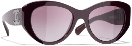 Chanel Sunglasses Chanel , Purple , Dames - 53 MM
