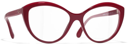 Chanel Sunglasses Chanel , Red , Dames - 52 MM