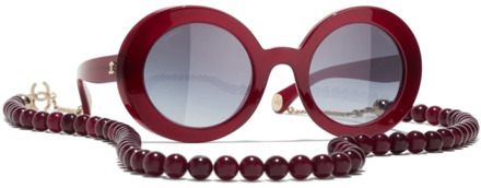 Chanel Sunglasses Chanel , Red , Dames - 56 MM