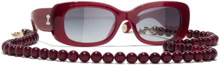 Chanel Sunglasses Chanel , Red , Unisex - 56 MM