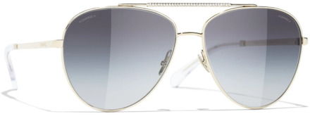 Chanel Sunglasses Chanel , Yellow , Unisex - 57 MM