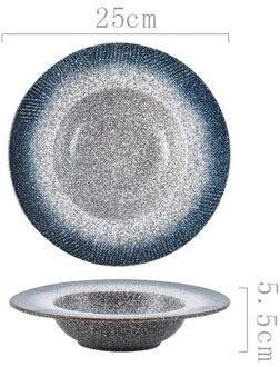 Chanshova 10 Inch Keramische Creatieve 450Ml Noedelkom Slakom Dikke Soep Plaat Persoonlijkheid China Porselein G327