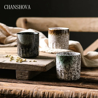CHANSHOVA 100ml Traditional chinese retro style Personality brief Ceramic Teacup China porcelain coffee tea cups H065