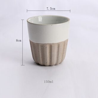 Chanshova 150Ml Crackle Willekeurige Textuur Kleur Glazuur Moderne Stijl Keramische Theekopje China Porseleinen Kopjes Koffie G008 4