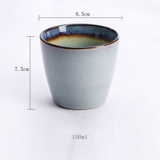 Chanshova 150Ml Crackle Willekeurige Textuur Kleur Glazuur Moderne Stijl Keramische Theekopje China Porseleinen Kopjes Koffie G008