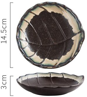 Chanshova 6/8 Inch Keramische Retro Stijl Salade Personalit Dessert Fruitschaal Sojasaus Schotel China Porselein G302