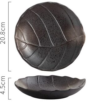 Chanshova 6/8 Inch Keramische Retro Stijl Salade Personalit Dessert Fruitschaal Sojasaus Schotel China Porselein G302