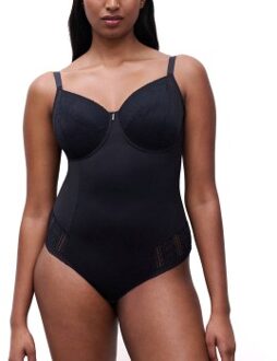 Chantelle Easy Support Body Zwart,Wit - B 75,B 80,B 85,B 90,B 95,B 100,C 75,C 80,C 85,C 90,C 95,C 100,D 75,D 80,D 85,D 90,D 95,E 75,E 80,E 85,E 90