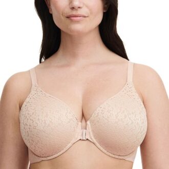 Chantelle EasyFeel Norah Front Closure Bra * Actie * Beige,Zwart - C 75,C 80,C 85,D 70,D 75,D 80,D 85,D 90,E 70,E 75,E 80,E 85,E 90,F 70,F 75,F 80,F 85,F 90,G 70,G 75,G 80,G 85,G 90