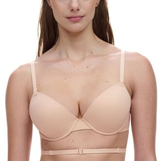 Chantelle EasyFeel Open Back T-shirt Bra Beige - Small,Medium,Large,X-Large