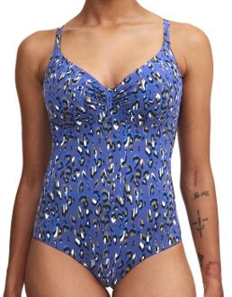 Chantelle EOS Underwire Swimsuit * Actie * Versch.kleure/Patroon,Blauw - D 80,F 75,F 85