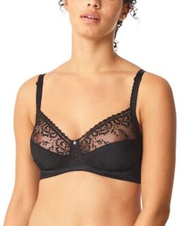 Chantelle Every Curve Wirefree Bra Zwart - B 75,B 80,B 85,B 90,B 95,B 100,C 75,C 80,C 85,C 90,C 95,C 100,D 75,D 80,D 85,D 90,D 95,D 100,E 75,E 80,E 85,E 90,E 95,E 100