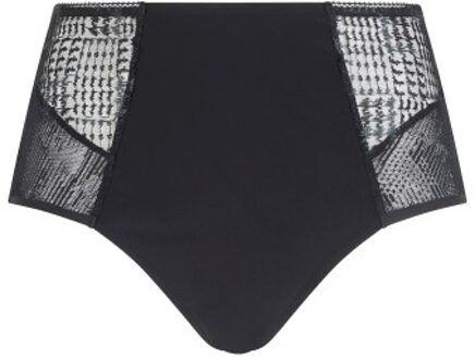 Chantelle Intrigue Corsetry Full High Waist Brief Zwart - 38,40,42,44,46,48