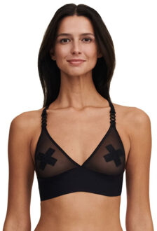 Chantelle Lingerie bh zonder beugel driehoekige Zwart - S