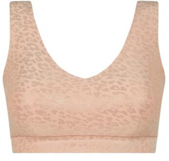 Chantelle Soft Stretch Padded V Neck Bra * Actie * Beige - XL/XXL,XS/S