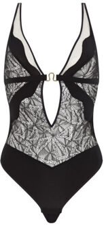 Chantelle Spark body string en dentee Zwart