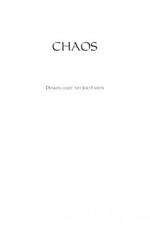 Chaos - eBook Brave New Books (9402169490)