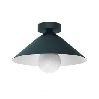 Chapeau Plafondlamp, 1xe27, Metaal, Mediterraan Blauw/wit, D25cm