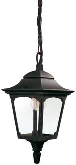 Chapel Mini buiten hanglamp, zwart zwart, transparant