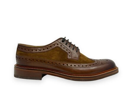 Chapman & Moore Longwing Brogue Country Lederen Heren Bruine Veterschoenen - EU 46 / UK 11
