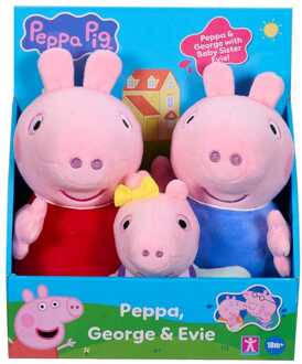 Character Options Peppa Pig Plush figures 3er Pack