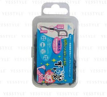 Charcoal Box Disposable Plastic Stemmed Dental Floss Stick 50 pcs