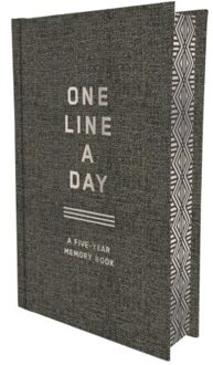 Charcoal Canvas One Line A Day - One Line A Day - Chronicle Books