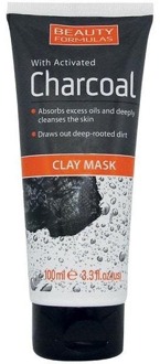 Charcoal Clay Mask Cleansing Clay Mask With Active Carbon 100Ml