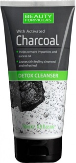 Charcoal Detox Cleanser Face Wash Gel With Active Carbon 150Ml