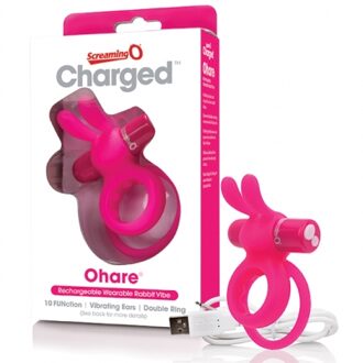 Charged Ohare Vooom Mini Vibrerende Cockring - Roze