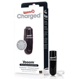 Charged Vooom Bullet Vibrator Oplaadbaar - Zwart