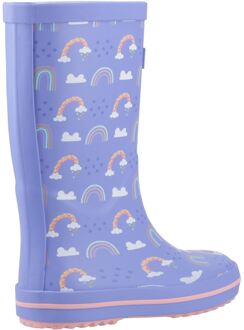 Charlbury Rubber Multikleurige Wellingtonlaarzen Paars - EU 48.5 / UK 13