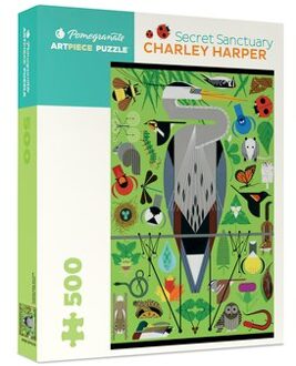 Charley Harper: Secret Sanctuary 500-Piece Jigsaw Puzzle - Pomegranate Artpiece Puzzle - Charley Harper