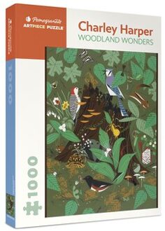 Charley Harper: Woodland Wonders 1,000-Piece Jigsaw Puzzle - Charley Harper
