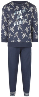 Charlie Choe Jongens pyjama ninja by night Blauw - 104