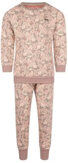 Charlie Choe Meisjes pyjama aop grey Bruin - 74/80