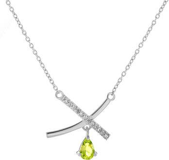 'Charlotte' Dames 925 Sterling Zilveren Set: Ketting + Oorbellen + Ring - Zilver SET-7580/P