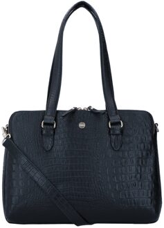 Charlotte Laptoptas 13.3 Croco Black