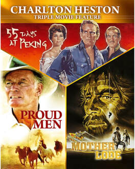 Charlton Heston Triple Bill - Mother Lode, 55 Days in Peking & Proud Men